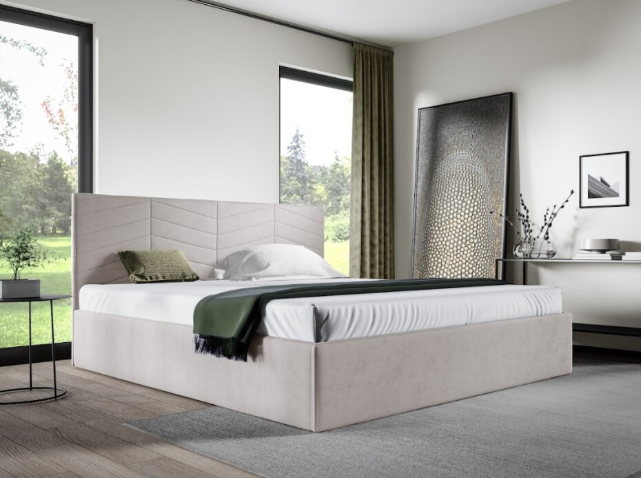 ArtPK Manželská postel LUCY 06 | 160 x 200 cm Barva: Trinity 05 - main (9)