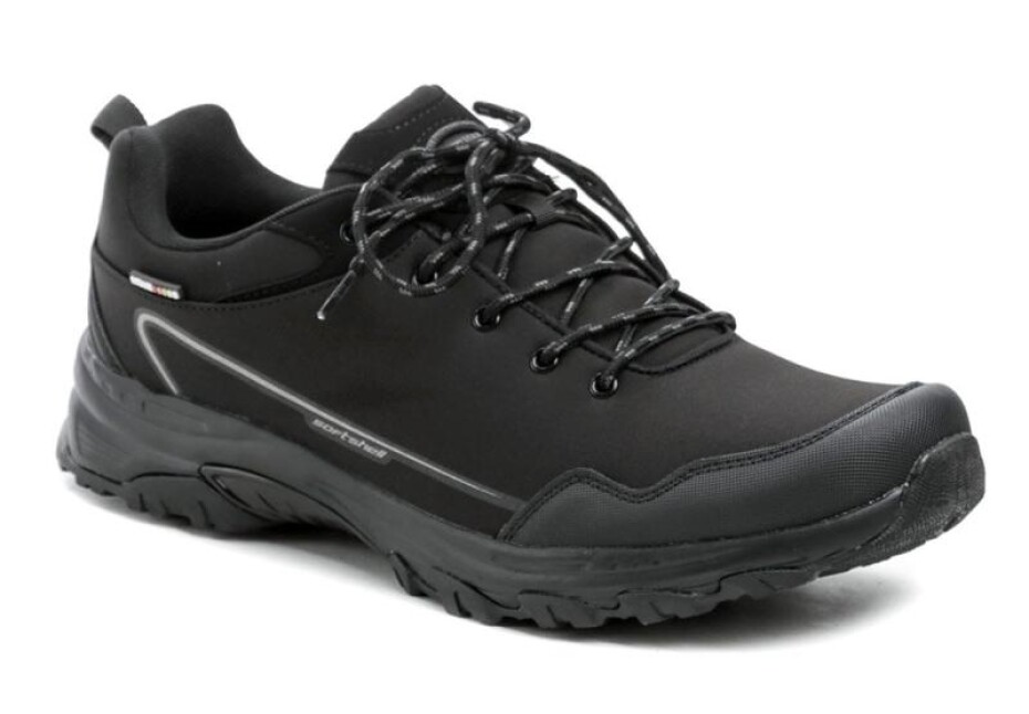 American Club WT215-24 černé pánské nadměrné softshell tenisky - main (0)