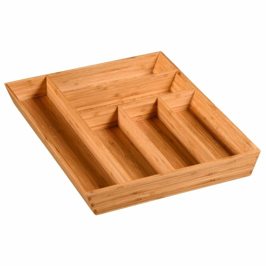 Kesper 58087 Příborník bambus, 6 přihrádek, 35 x 43 x 5 cm - main (0)