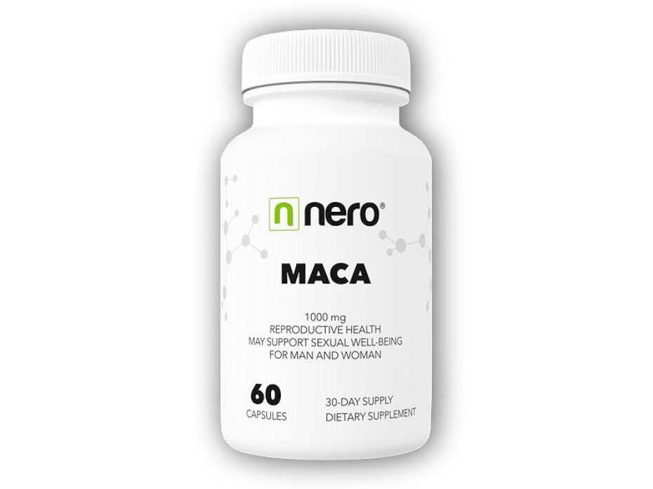 Nero Maca Root, Peruánský ženšen, 1000mg 60 kapslí - main (0)
