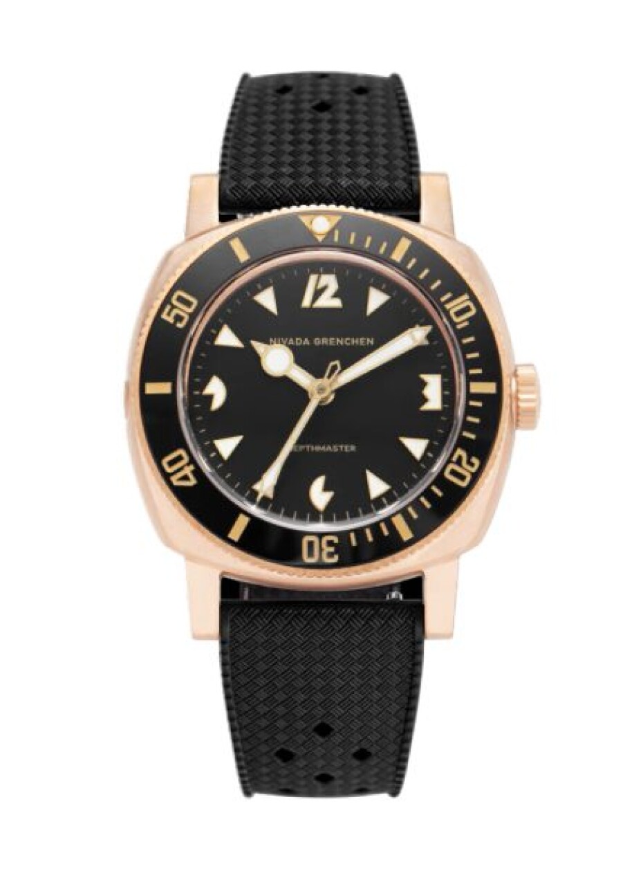 Nivada Grenchen Depthmaster Bronze - Brown Leather - main (6)