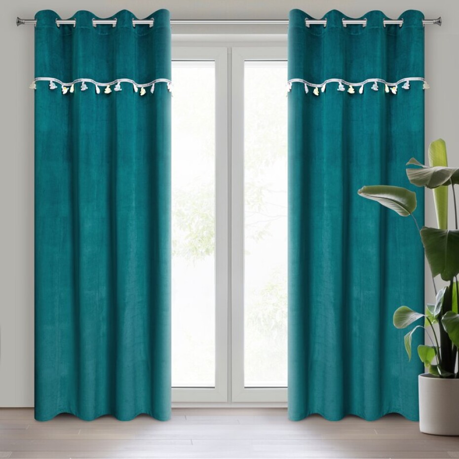 ArtFir Závěs KIDS 1 K | tyrkysová 140 x 250 cm - main (0)