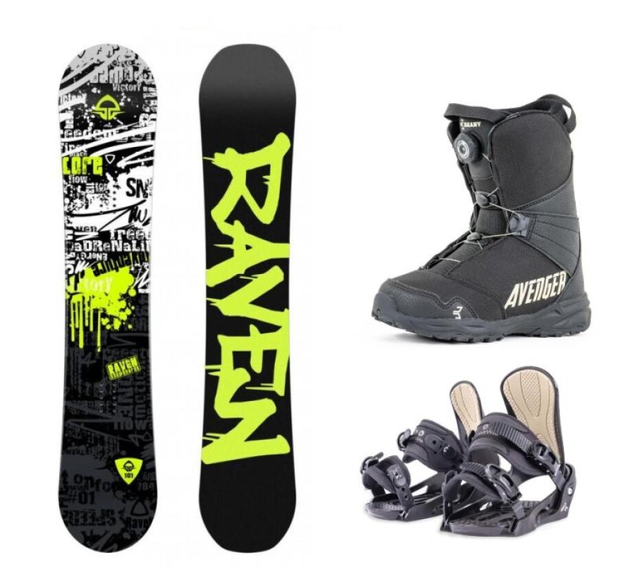 Raven Core Junior CAP dětský snowboard + Beany Junior vázání + Beany Avenger BS boty - main (0)