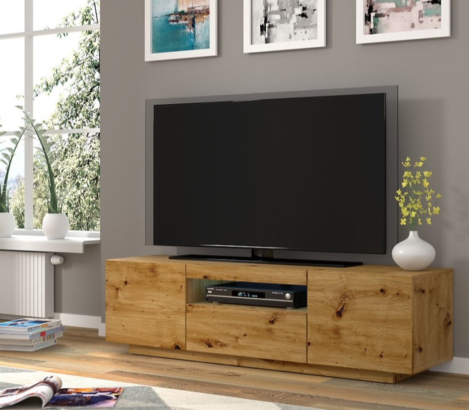 ARTBm TV stolek AURA 150 | dub artisan - main (3)