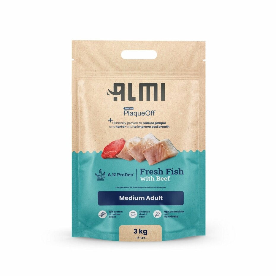 ALMI Medium Adult Granule s mořskou řasou, 3kg - main (0)