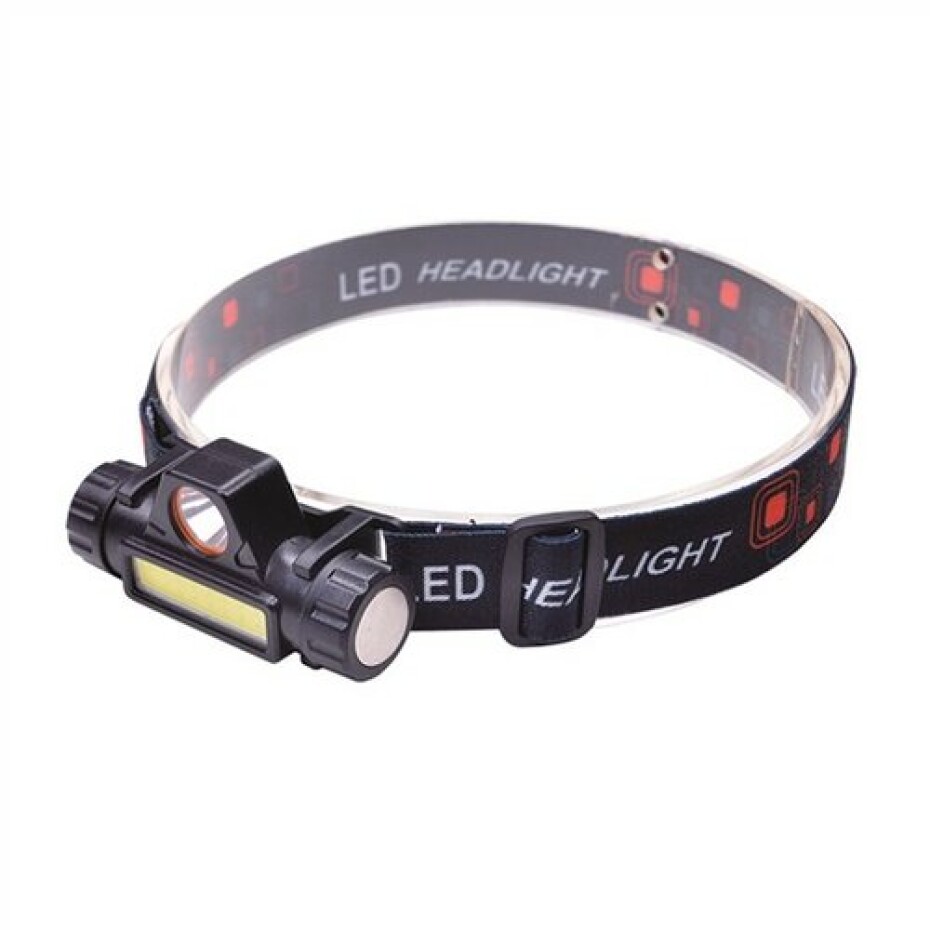 Solight WN32 Čelová nabíjecí LED svítilna USB - main (0)