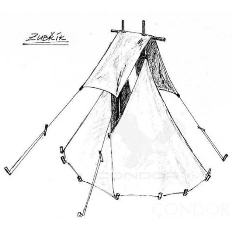 Condor Zubřík 4,8 x 3,5m stan - main (0)
