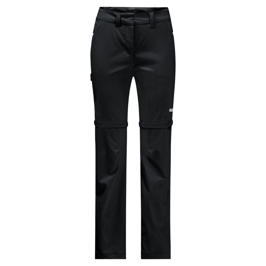Dámské kalhoty Jack Wolfskin  Overland Zip Away Black 44 - main (0)