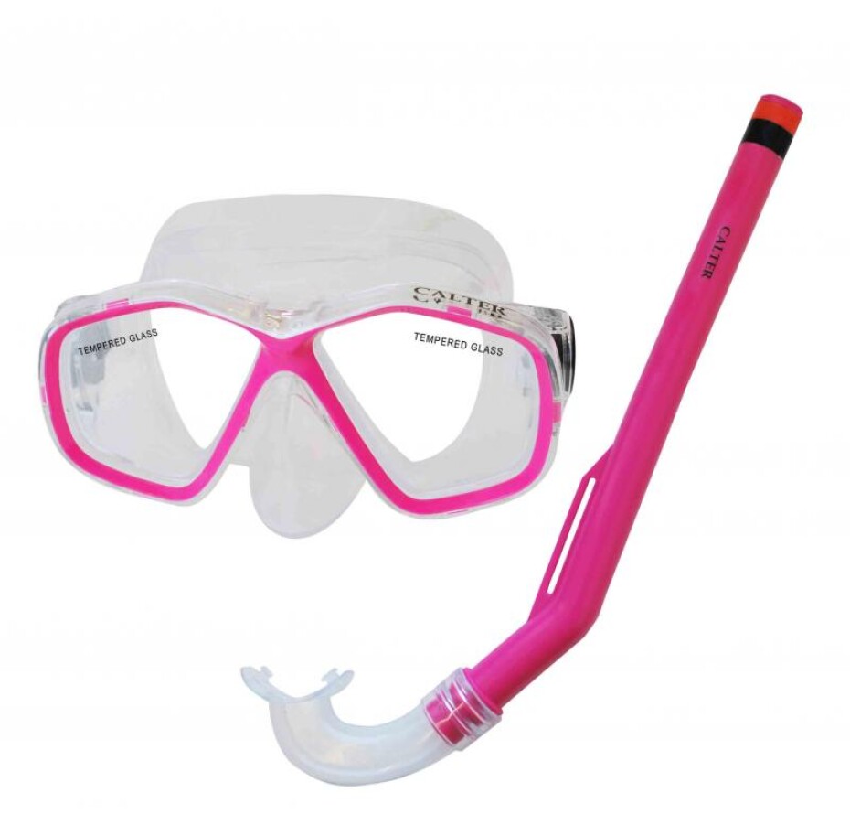 CALTER KIDS S06+M278 PVC, růžový Potápěčský set - main (0)