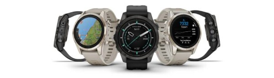 Garmin Epix™ Pro 42mm (Gen 2) Sapphire Edition Soft Gold / Cream Heathered Nylon Band - 010-02802-20 - main (5)