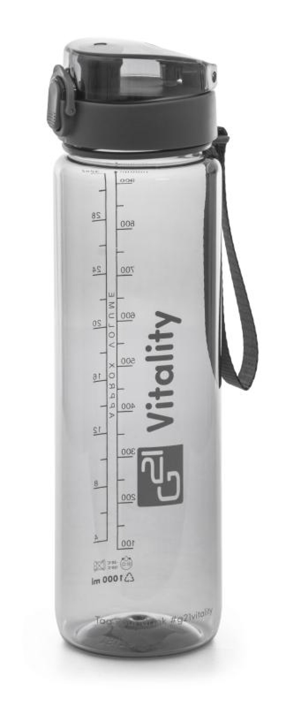 G21 Láhev na pití, 1000 ml, šedá - main (0)