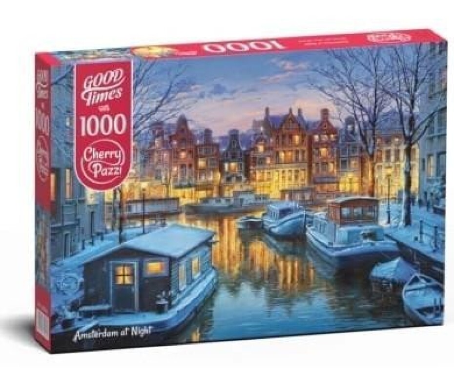 Cherry Pazzi Puzzle - Amsterdam v noci 1000 dílků - main (0)