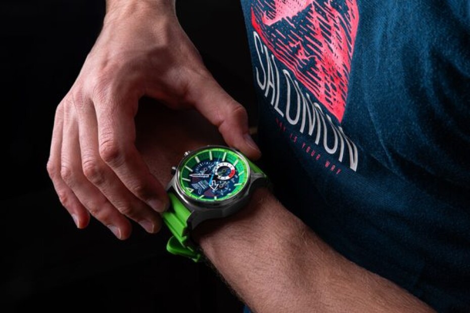 Vostok Europe Expedition North Pole Solar Power Chronograph VR42-595A733B - Náhradní modrý silikonový řemínek - main (5)
