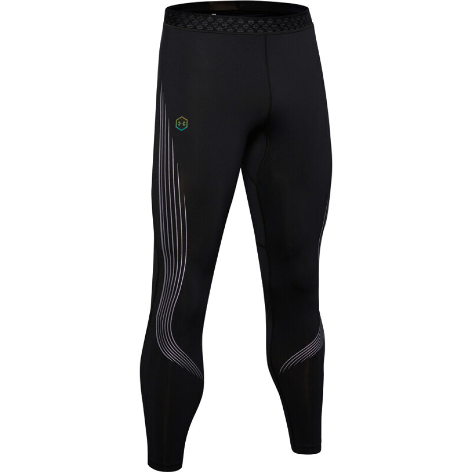 Pánské legíny Under Armour HeatGear Rush Run Stamina Tigh Black XL - main (2)