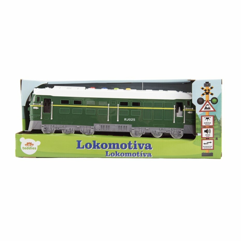 Teddies Lokomotiva se zvukem se světlem, 35 cm - main (2)