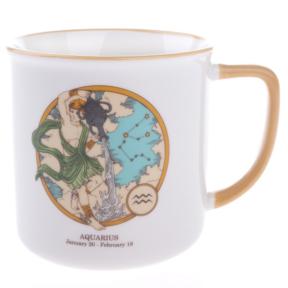 Porcelánový hrnek Zvěrokruh - Vodnář, 460 ml - main (0)