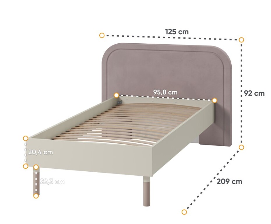 Dig-net nábytek Dětská postel SYMPATHY HR-08 | 90 x 200 cm - main (5)