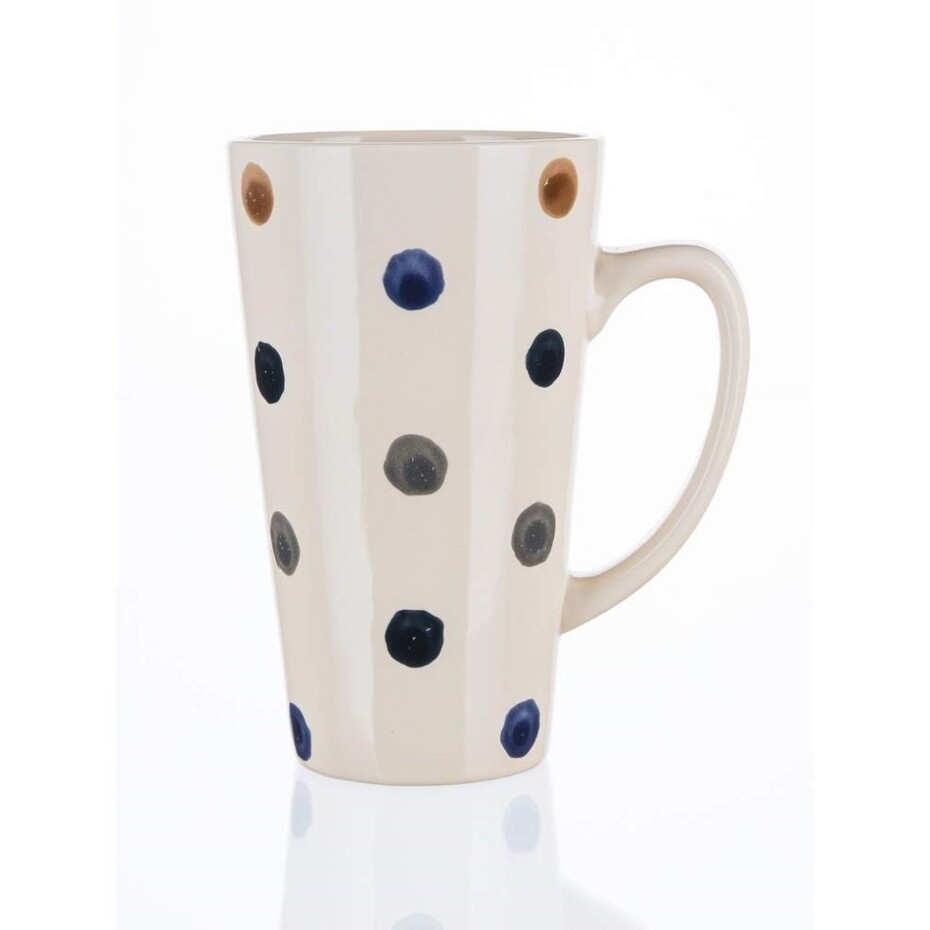 Banquet Hrnek keramický DOTS 450 ml, vysoký

 - main (0)