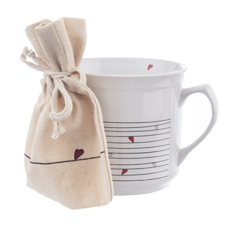 Orion Hrnek ker. SRDÍČKA 0,5 l+sáček 12x15 cm  - main (1)