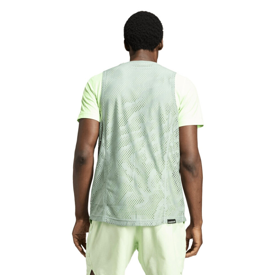 Pánské tričko adidas  MESH TEE PRO SILGRN/GRESPA M - main (2)