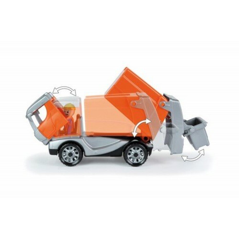 Lena Auto Truckies popeláři plast 25cm s figurkou v krabici 24m+ - main (1)
