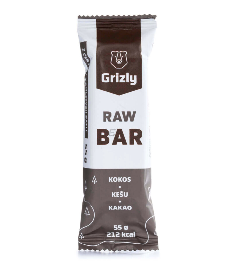 Grizly RAW Bar kokos-kešu-kakao 55 g - main (0)