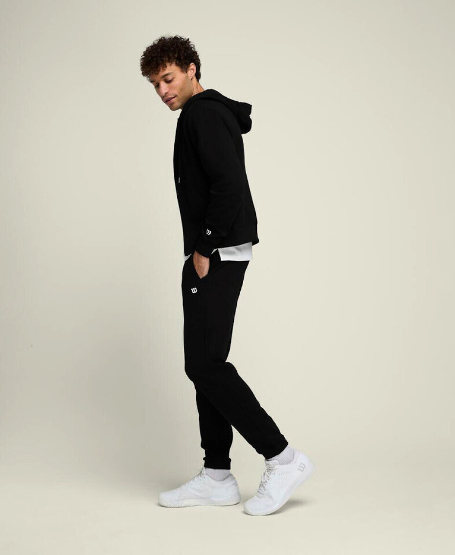 Pánská mikina Wilson  M  Team Zip Hoodie Black L - main (1)