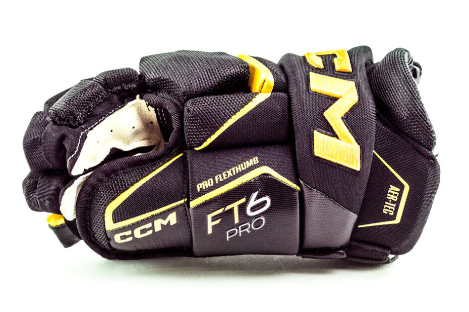 Hokejové rukavice CCM JetSpeed FT6 Pro Black/Sunflower Senior 13 palců - main (1)