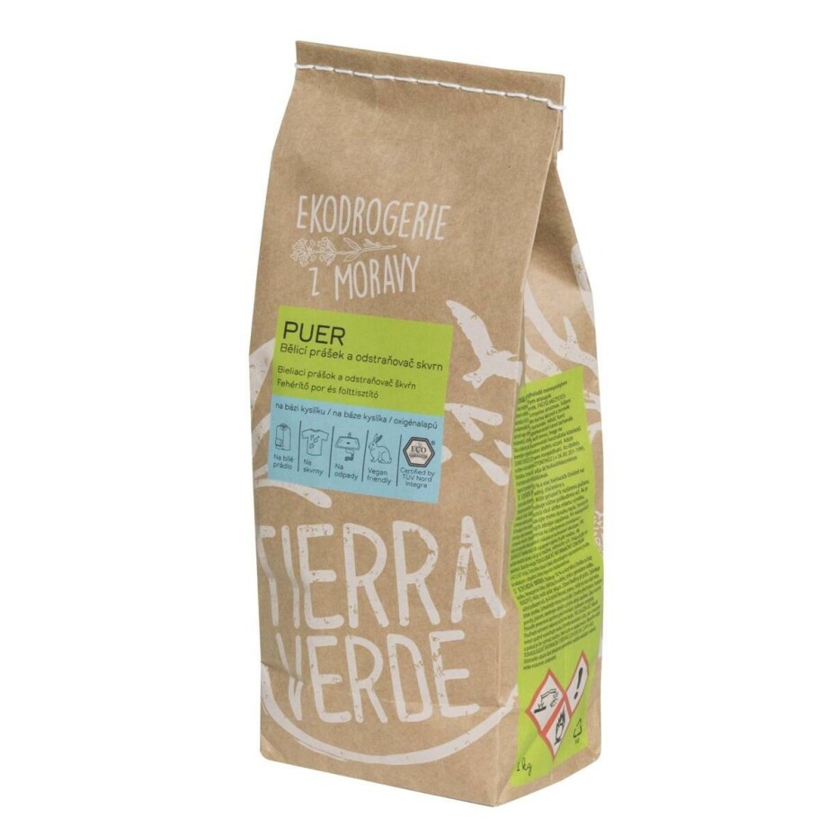 Tierra Verde Puer – bělicí prášek a odstraňovač skvrn na bázi kyslíku, 1 kg - main (0)
