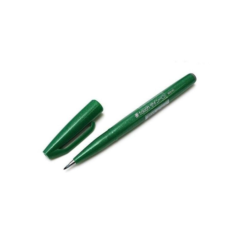 Popisovač Pentel Touch Brush - zelený - main (0)