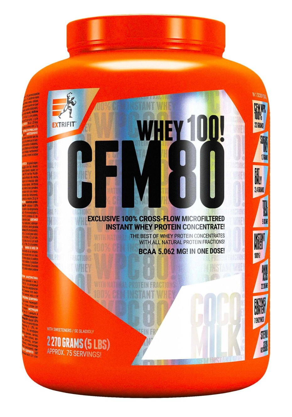 Extrifit CFM Instant Whey 80 2270 g vanilka - main (5)