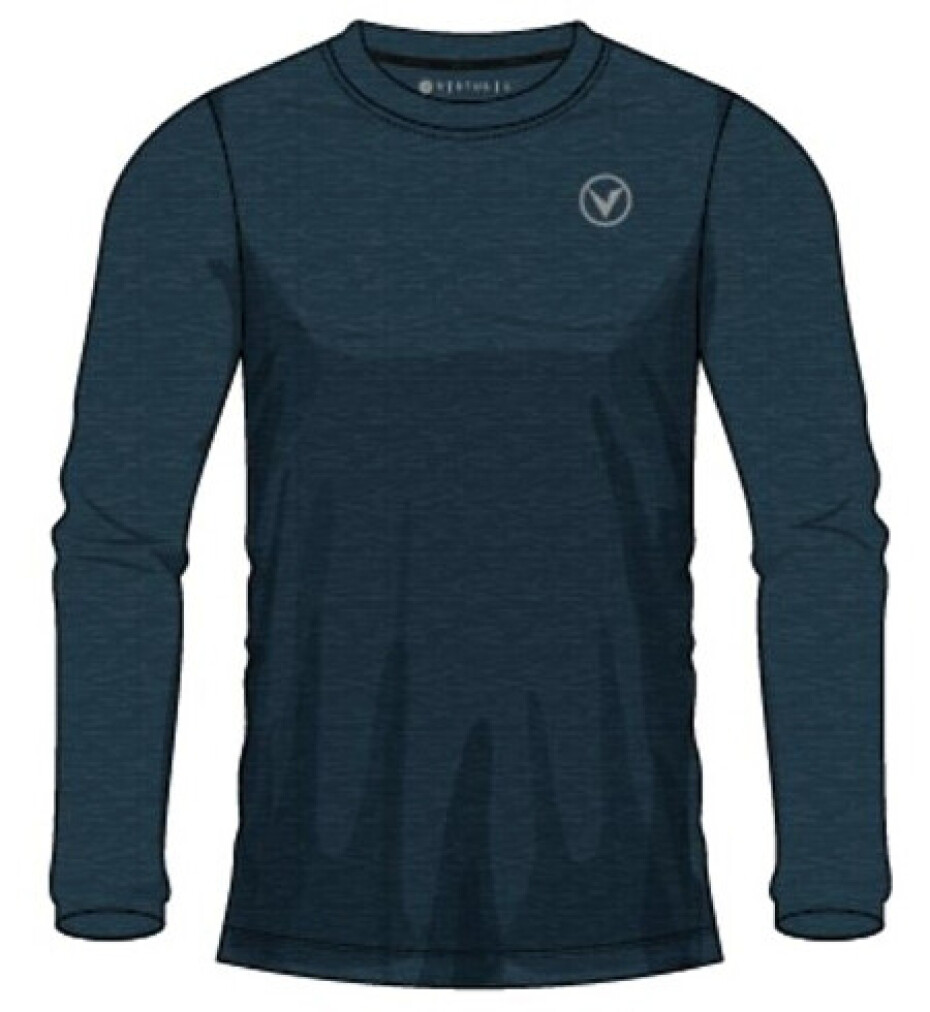 Pánské tričko Virtus  Joker Melange LS Tee Blue S - main (0)
