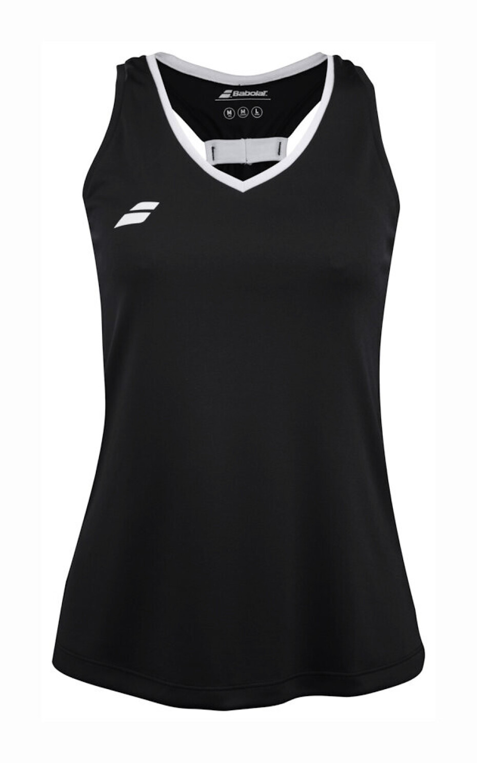 Dámské tílko Babolat  Play Tank Top Women Black M - main (0)