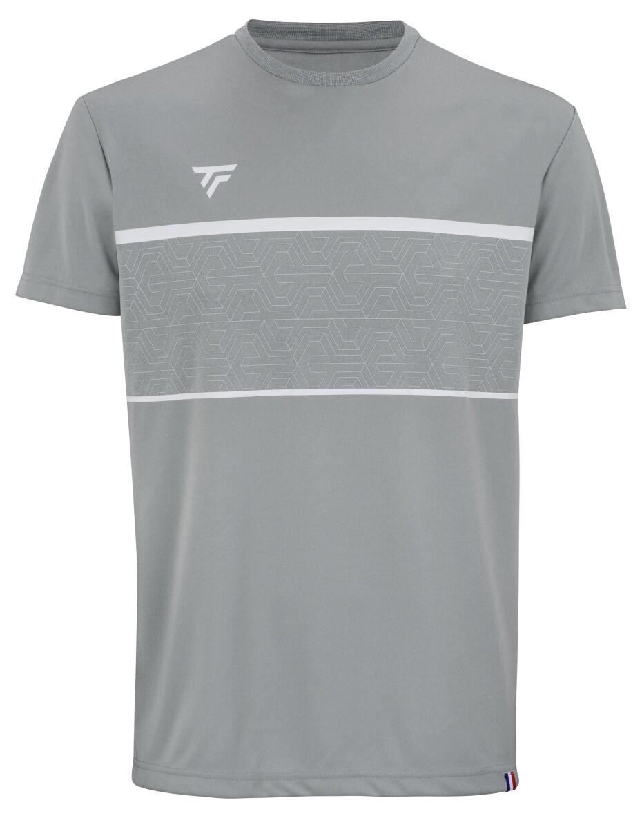 Pánské tričko Tecnifibre  Club Tech Tee Silver S - main (0)
