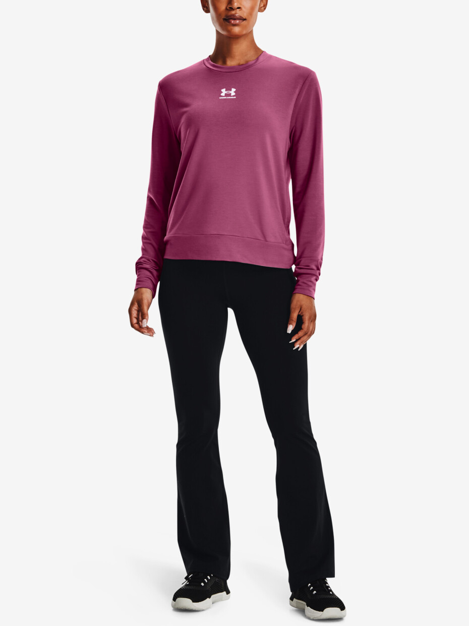 Under Armour Rival Terry Crew-PNK 1369856-669 - main (1)