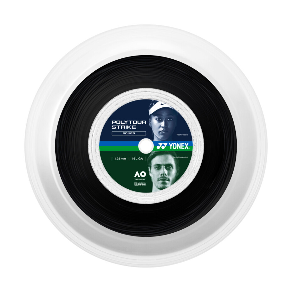 Tenisový výplet Yonex  Poly Tour Strike Black (200 m)  1,30 mm - main (0)