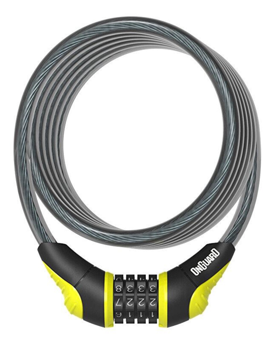 Onguard zámek spirála 1800x10 mm kódový žlutý - main (0)