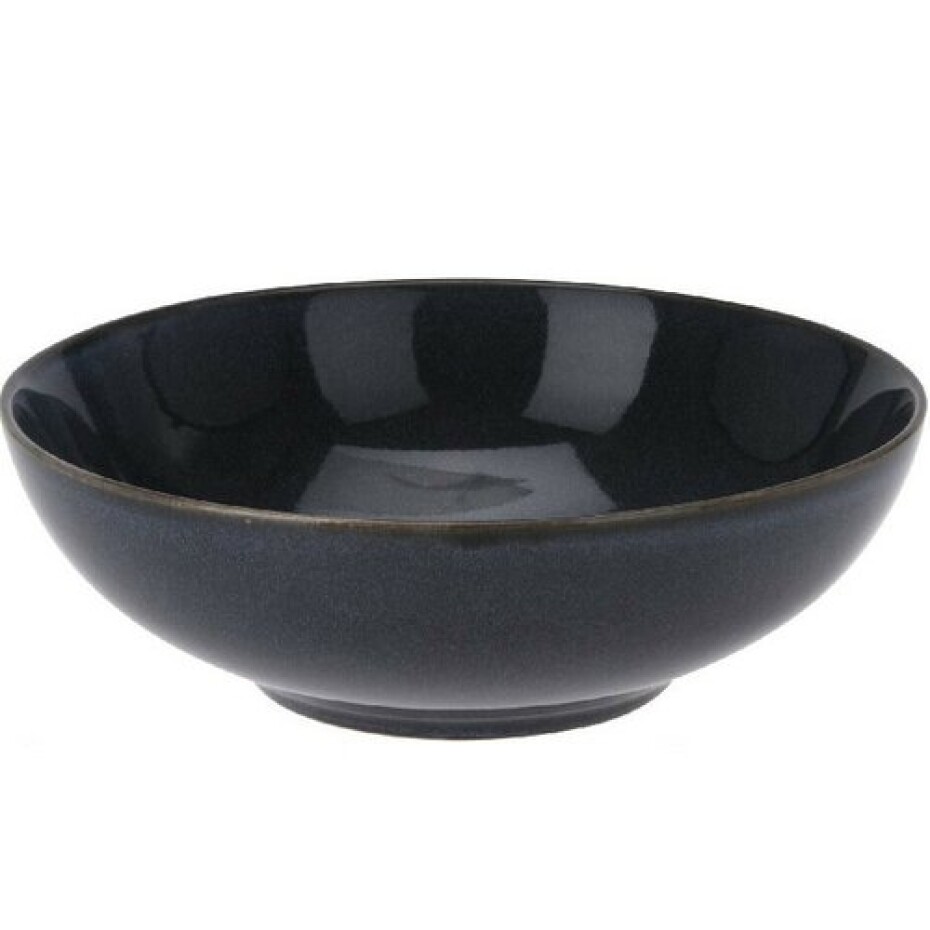 Kameninový hluboký talíř Glaze, pr. 24,5 cm šedá - main (0)