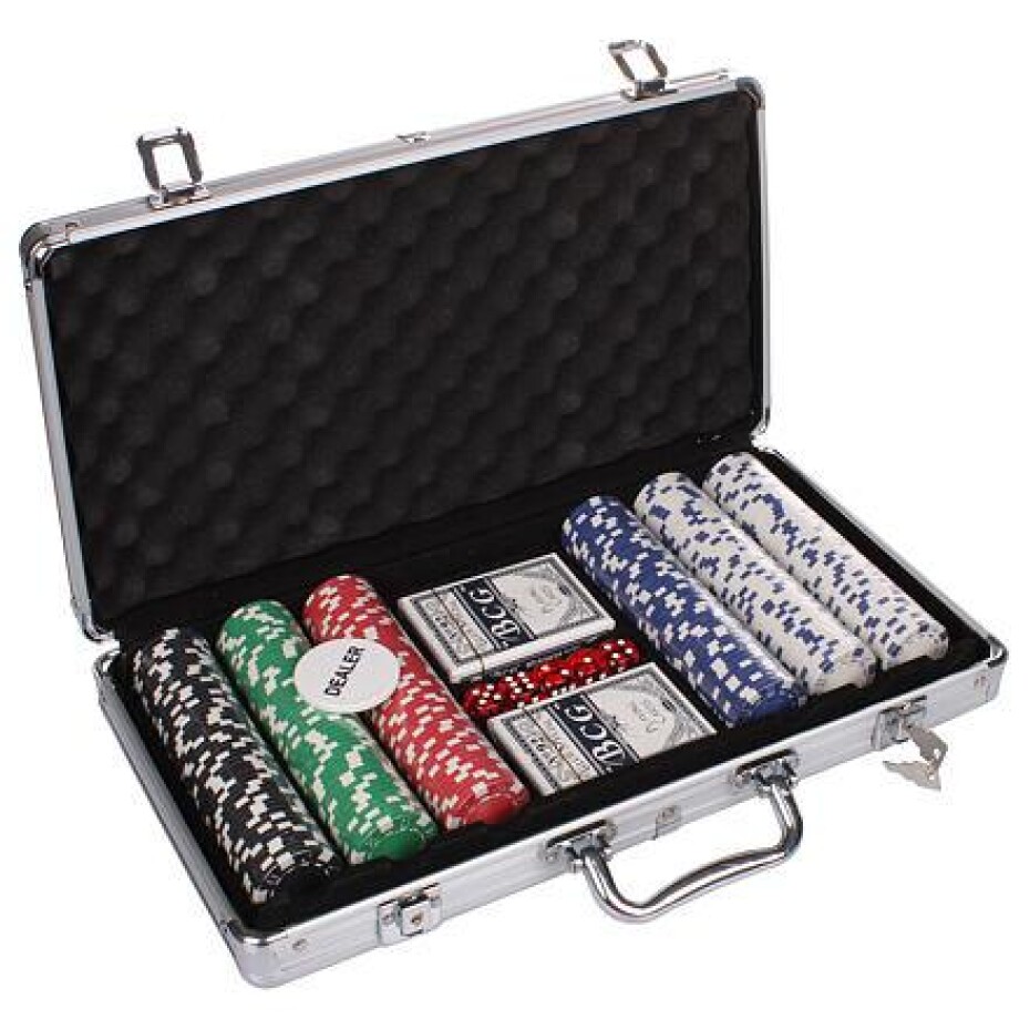 Merco Poker Set 300 v alu kufříku - main (0)