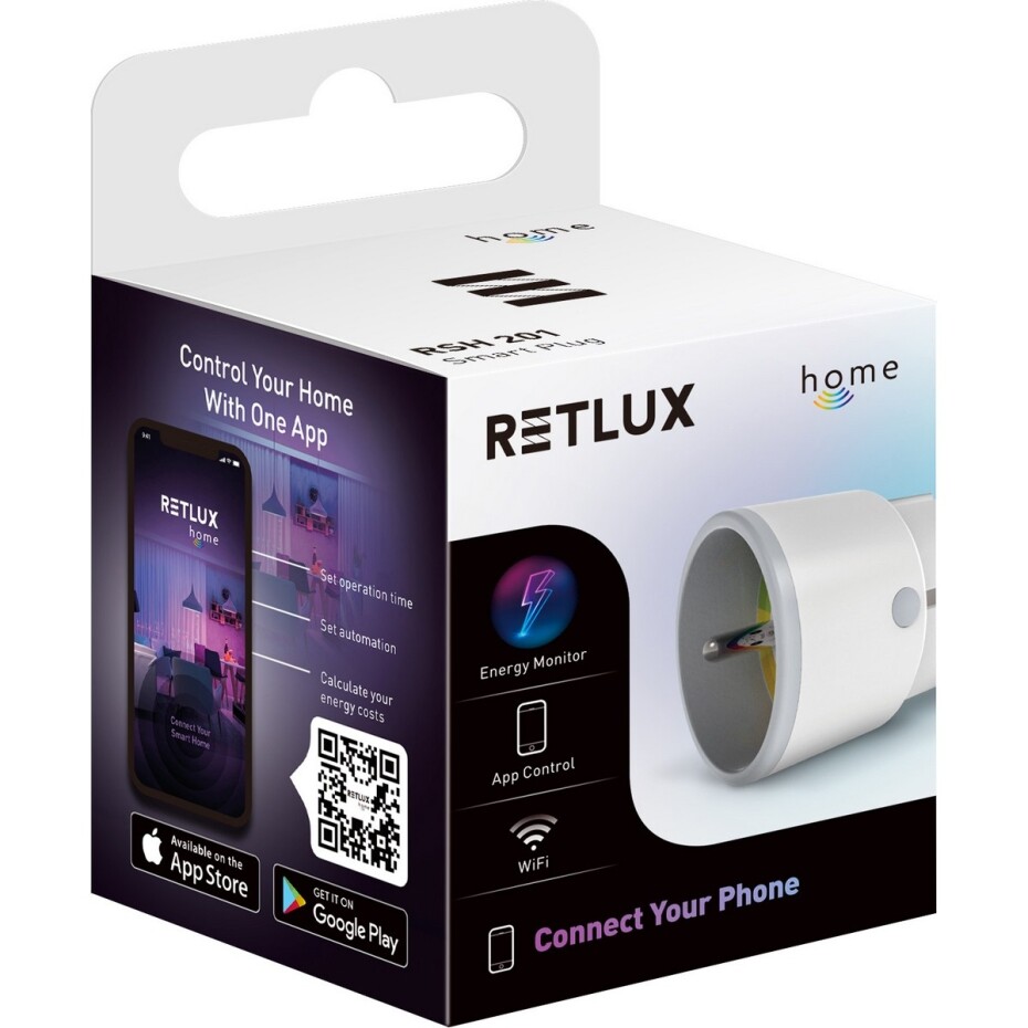 Retlux RSH 201 Chytrá zásuvka s Wi-Fi a Bluetooth připojením - main (8)