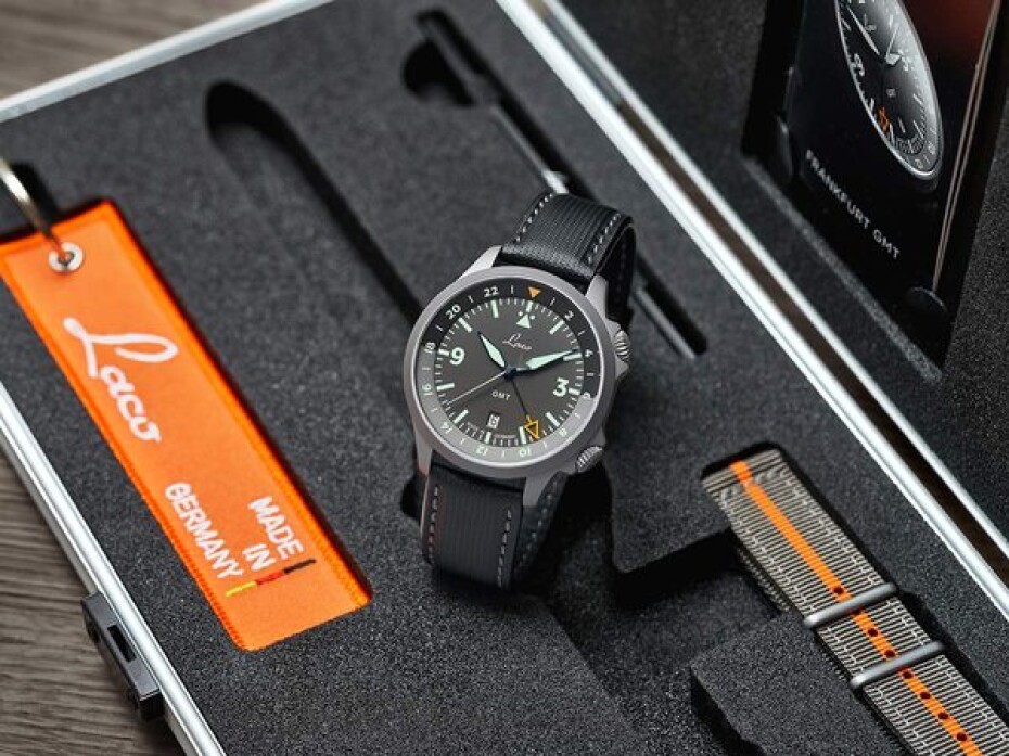 Laco Flieger Frankfurt GMT Schwarz - main (11)