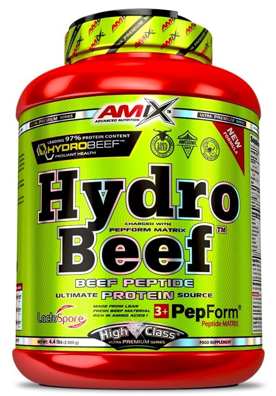 Amix Nutrition HydroBeef Peptide Protein 1000 g čokoláda - arašíd - karamel - main (0)