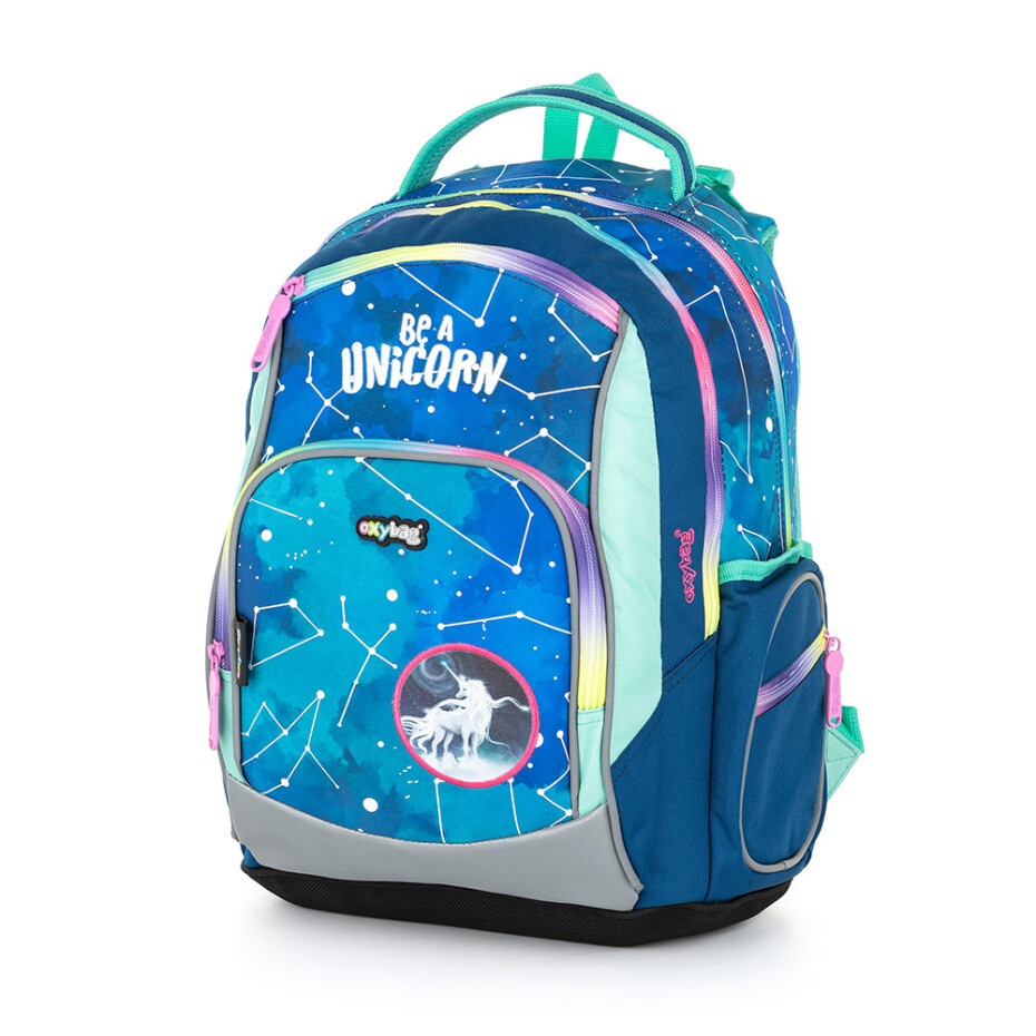 Oxy Go Školní batoh- Unicorn pattern - main (0)