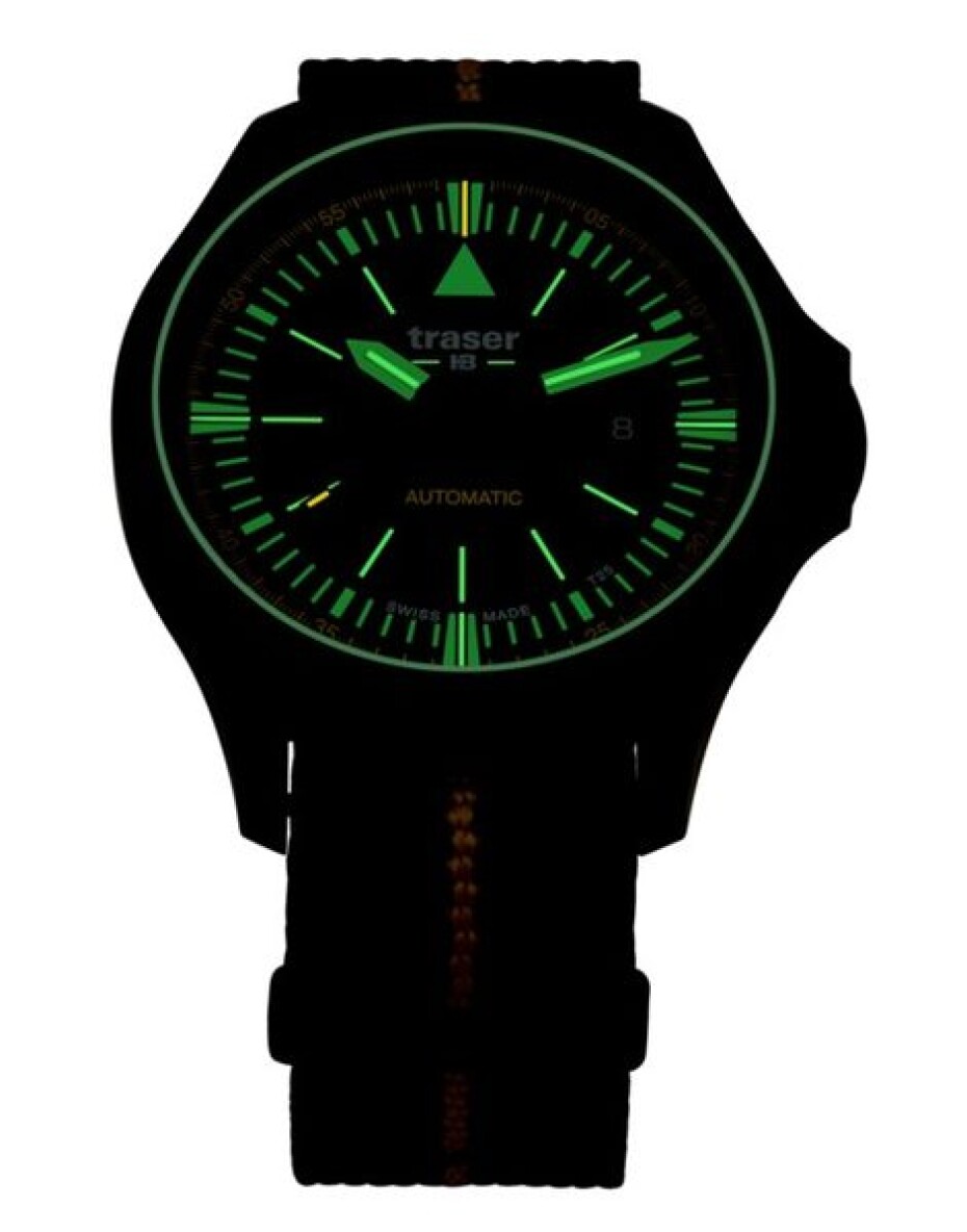 Traser P67 Officer Pro Automatic Black/Yellow NATO - main (1)