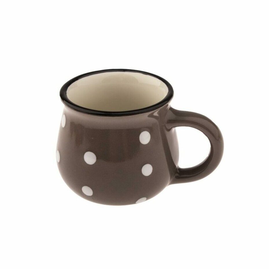 Keramický hrnek Dots 75 ml, šedá, 75 ml - main (0)