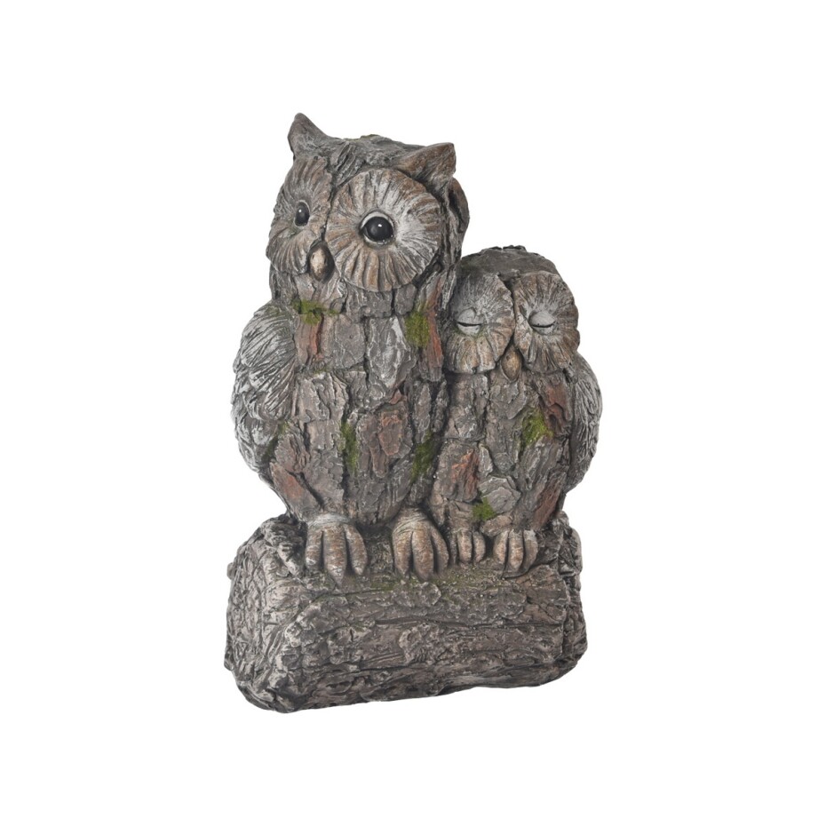 InDecor Keramická dekorace Sovy na kmeni Ebi, 27 x 17 x 41 cm - main (0)