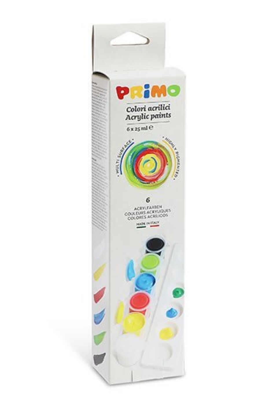 PRIMO prstové barvy 6 x 25 ml - main (0)