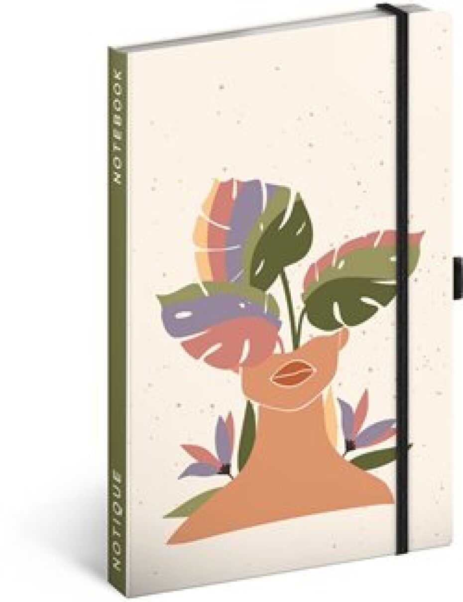 Notes Monstera linkovaný 13 x 21 cm - main (0)
