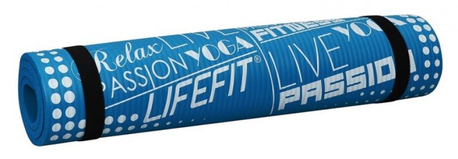 Lifefit Podložka YOGA MAT EXKLUZIV , 100x60x1cm, modrá - main (0)