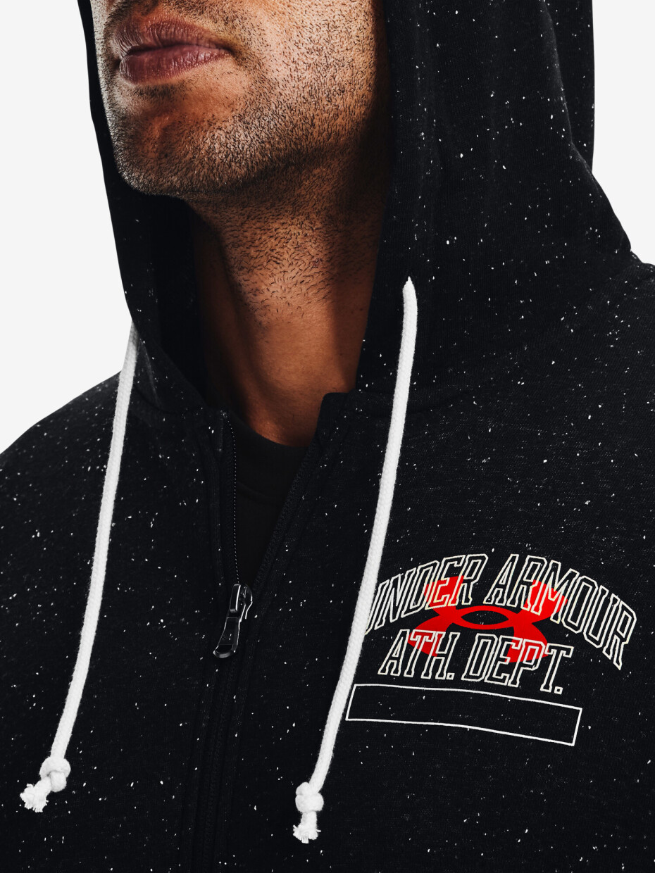 Pánská mikina Under Armour  Rival Try Athlc Dep FZ HD-BLK XL - main (2)